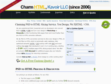 Tablet Screenshot of charmhtml.com